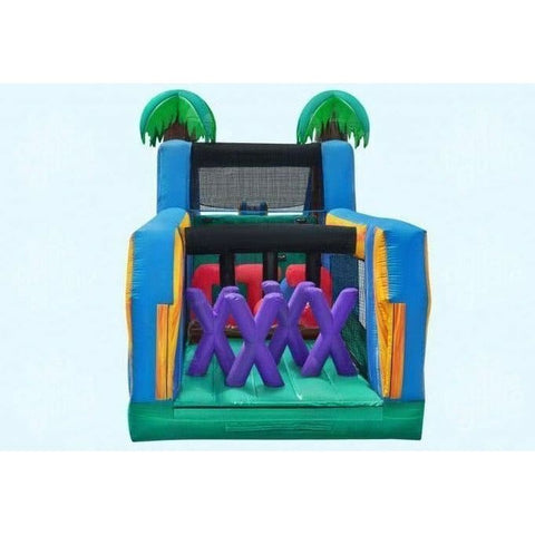 Magic Jump Inflatable Bouncers 15'H 32 Tropical Bounce House Obstacle by Magic Jump 15'H 32 Tropical Bounce House Obstacle by Magic Jump SKU# 82413o