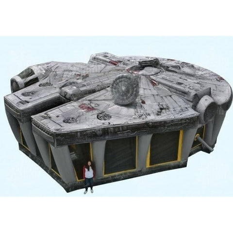 Magic Jump Inflatable Bouncers 15'H Star Wars Millennium Falcon Experience by Magic Jump 781880264446 93716s 15'H Star Wars Millennium Falcon Experience by Magic Jump SKU#93716s