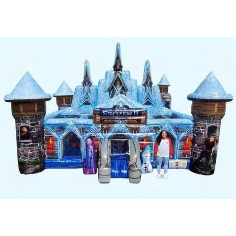 Magic Jump Inflatable Bouncers 16'H Disney Frozen 2 Playground Combo by Magic Jump 781880241645 24643f 16'H Disney Frozen 2 Playground Combo by Magic Jump SKU#24643f