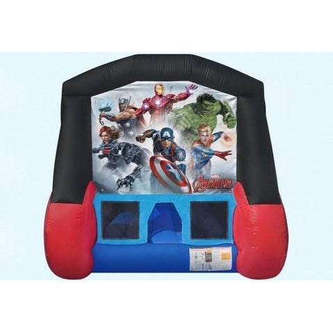 Magic Jump Inflatable Bouncers 16'H Marvel Avengers 50 Obstacle Course Wet or Dry by Magic Jump 78109m 16'H Marvel Avengers 50 Obstacle Course Wet Dry Magic Jump SKU#78109m