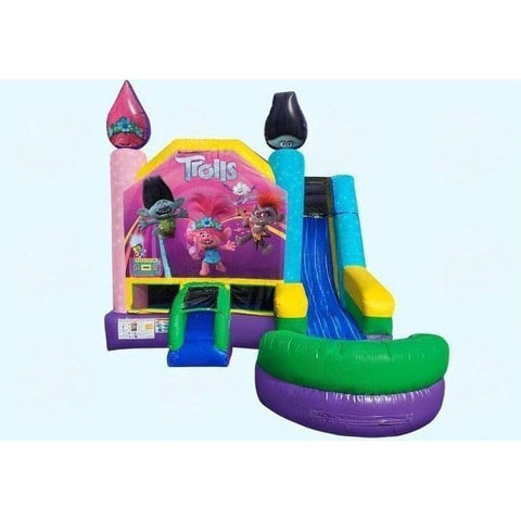 Magic Jump Inflatable Bouncers 16'H Trolls 6 in 1 Combo Wet or Dry by Magic Jump 16'H Trolls 6 in 1 Combo Wet or Dry by Magic Jump SKU#50632t