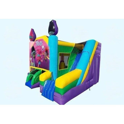 Magic Jump Inflatable Bouncers 16'H Trolls 6 in 1 Combo Wet or Dry by Magic Jump 16'H Trolls 6 in 1 Combo Wet or Dry by Magic Jump SKU#50632t