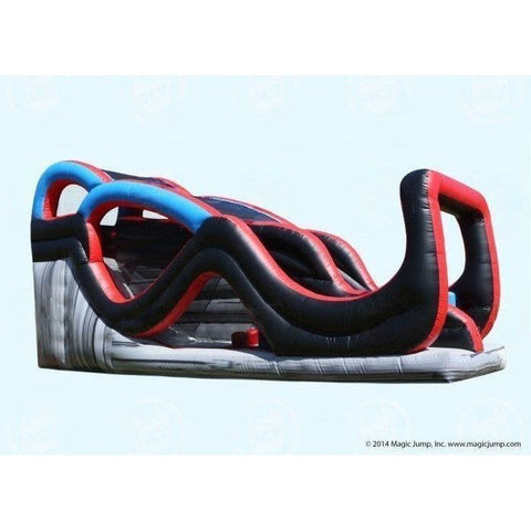 Magic Jump Inflatable Bouncers 16'H Zip Thru Obstacle (L) by Magic Jump 8'H Inflatable Maze by Magic Jump SKU# 96412m