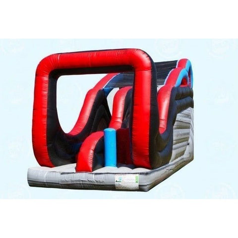 Magic Jump Inflatable Bouncers 16'H Zip Thru Obstacle (L) by Magic Jump 8'H Inflatable Maze by Magic Jump SKU# 96412m