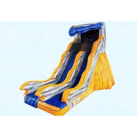 Magic Jump Inflatable Bouncers 17'H Flammin Volcano Slide by Magic Jump 17'H Flammin Volcano Dual Slide by Magic Jump SKU# 14682v