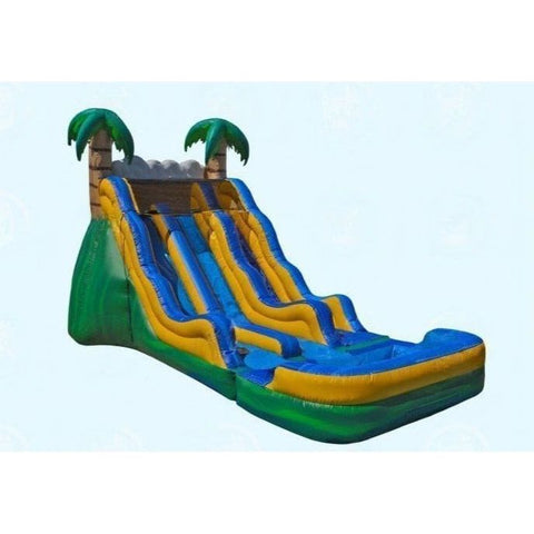 Magic Jump Inflatable Bouncers 17'H Tropical Wave Dual Slide by Magic Jump 17'H Wave Dual Slide by Magic Jump SKU# 17913w