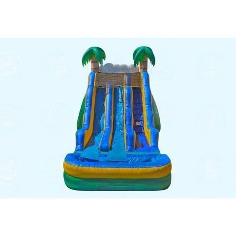 Magic Jump Inflatable Bouncers 17'H Tropical Wave Dual Slide by Magic Jump 17'H Wave Dual Slide by Magic Jump SKU# 17913w