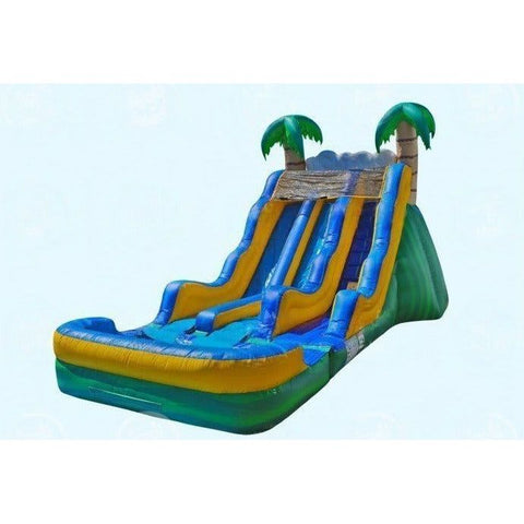 Magic Jump Inflatable Bouncers 17'H Tropical Wave Dual Slide by Magic Jump 17'H Wave Dual Slide by Magic Jump SKU# 17913w