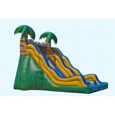 Magic Jump Inflatable Bouncers 17'H Tropical Wave Dual Slide by Magic Jump 17'H Wave Dual Slide by Magic Jump SKU# 17913w