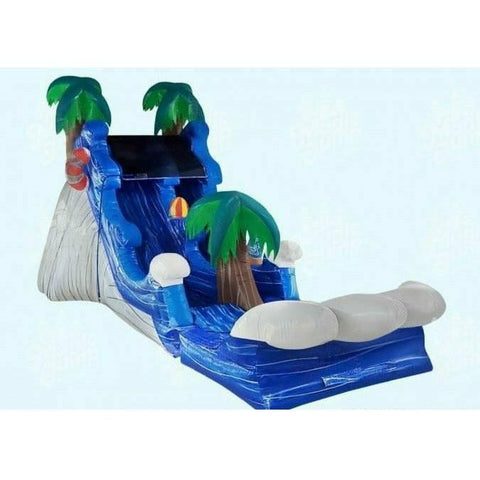 Magic Jump Inflatable Bouncers 17 Malibu Splash Slide by Magic Jump 17 Tropical Blast Slide by Magic Jump SKU#17382t