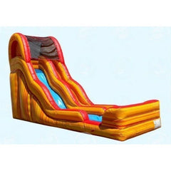 Magic Jump Inflatable Bouncers 19'H Flamin Slippity Slide (Wet/Dry) by Magic Jump 781880207214 19364f 19'H Flamin Slippity Slide (Wet/Dry) by Magic Jump SKU# 19364f