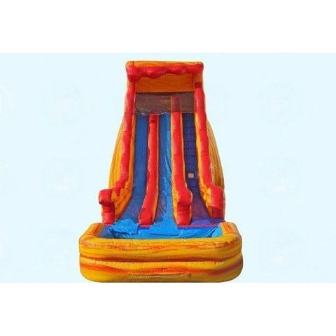 Magic Jump Inflatable Bouncers 20'H Flammin Wave Dual Slide by Magic Jump 24'H Fun Dual Slide by Magic Jump SKU# 24492w