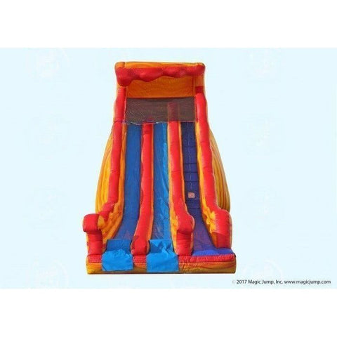 Magic Jump Inflatable Bouncers 20'H Flammin Wave Dual Slide by Magic Jump 24'H Fun Dual Slide by Magic Jump SKU# 24492w