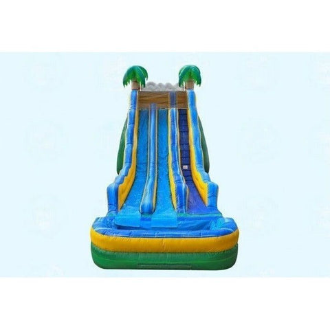 Magic Jump Inflatable Bouncers 20'H Tropical Wave Dual Slide by Magic Jump 20'H Tropical Wave Dual Slide by Magic Jump SKU# 20428t