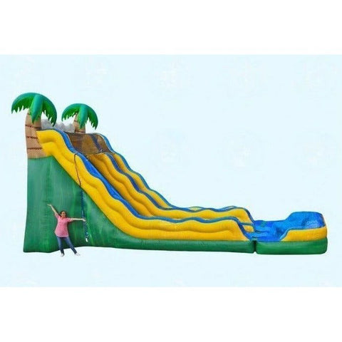 Magic Jump Inflatable Bouncers 20'H Tropical Wave Dual Slide by Magic Jump 20'H Tropical Wave Dual Slide by Magic Jump SKU# 20428t