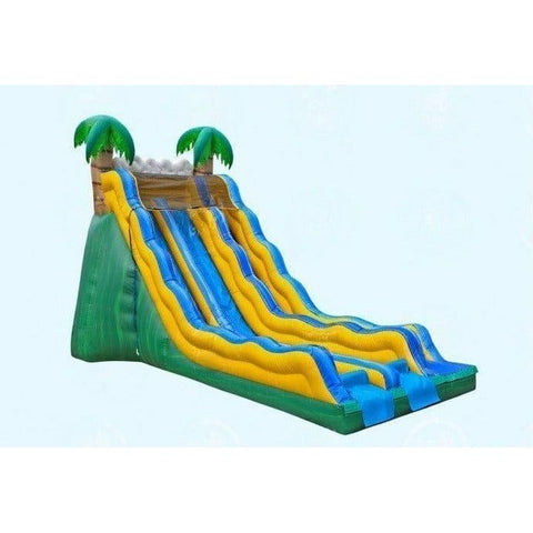 Magic Jump Inflatable Bouncers 20'H Tropical Wave Dual Slide by Magic Jump 20'H Tropical Wave Dual Slide by Magic Jump SKU# 20428t