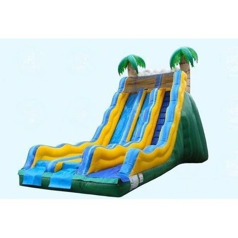 Magic Jump Inflatable Bouncers 20'H Tropical Wave Dual Slide by Magic Jump 20'H Tropical Wave Dual Slide by Magic Jump SKU# 20428t