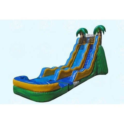 Magic Jump Inflatable Bouncers 20'H Tropical Wave Slide by Magic Jump 20'H Tropical Wave Dual Slide by Magic Jump SKU# 20428t