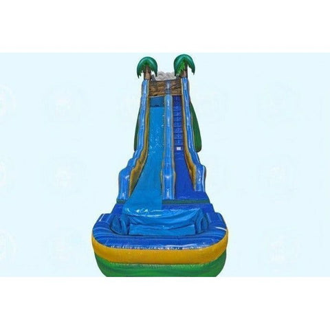 Magic Jump Inflatable Bouncers 20'H Tropical Wave Slide by Magic Jump 20'H Tropical Wave Dual Slide by Magic Jump SKU# 20428t