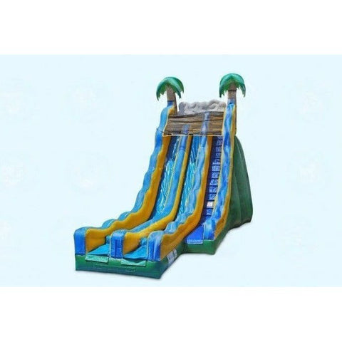 Magic Jump Inflatable Bouncers 24'H Tropical Wave Dual Slide by Magic Jump 24'H Tropical Wave Dual Slide by Magic Jump SKU# 24973t