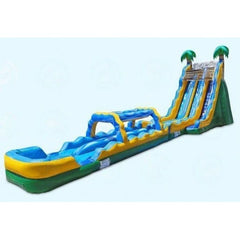 Magic Jump Inflatable Bouncers 24'H Tropical Wave Dual Slide by Magic Jump 28'H Wave Slide by Magic Jump SKU# 28251t