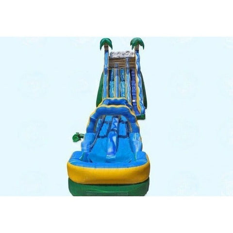 Magic Jump Inflatable Bouncers 24'H Tropical Wave Dual Slide by Magic Jump 28'H Wave Slide by Magic Jump SKU# 28251t