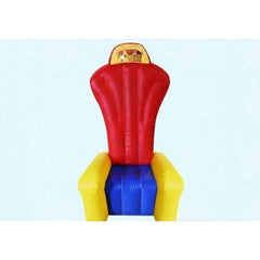 Magic Jump Inflatable Bouncers 6'H Multi Color Throne by Magic Jump 781880280934 31190t 6'H Multi Color Throne by Magic Jump SKU#31190t