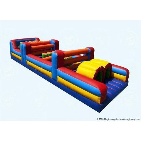 Magic Jump Inflatable Bouncers 8'H 35 Obstacle Course by Magic Jump 8'H 35 Obstacle Course by Magic Jump SKU# 35811o