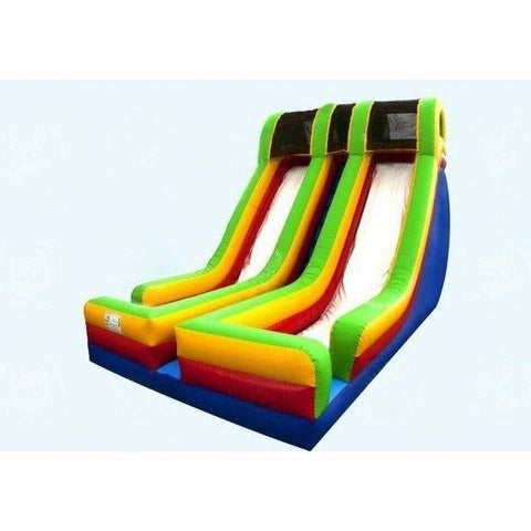 Magic Jump Slides 22'H Double Lane Slide by Magic Jump 781880227151 22684s 22'H Double Lane Slide by Magic Jump SKU# 22684s