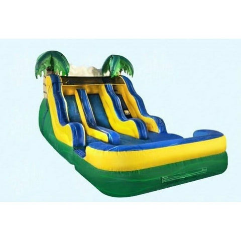 Magic Jump Water Parks & Slides 12'H Tropical Dual Slide by Magic Jump 12'H Tropical Dual Slide by Magic Jump SKU# 12697t