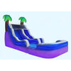 Image of Magic Jump Water Parks & Slides 15 Tropical Paradise Slide by Magic Jump 12'H Tropical Dual Slide by Magic Jump SKU# 17618t