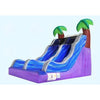 Image of Magic Jump Water Parks & Slides 15 Tropical Paradise Slide by Magic Jump 12'H Tropical Dual Slide by Magic Jump SKU# 17618t