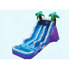 Magic Jump Water Parks & Slides 17 Tropical Paradise Dual Slide by Magic Jump 12'H Tropical Dual Slide by Magic Jump SKU# 12697t