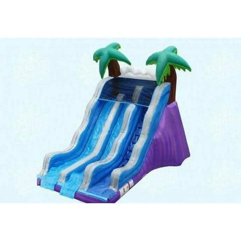 Magic Jump Water Parks & Slides 17 Tropical Paradise Dual Slide by Magic Jump 12'H Tropical Dual Slide by Magic Jump SKU# 17618t