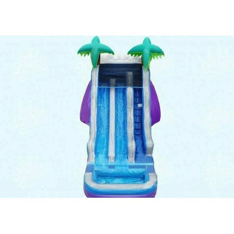 Magic Jump Water Parks & Slides 17 Tropical Paradise Dual Slide by Magic Jump 12'H Tropical Dual Slide by Magic Jump SKU# 17618t