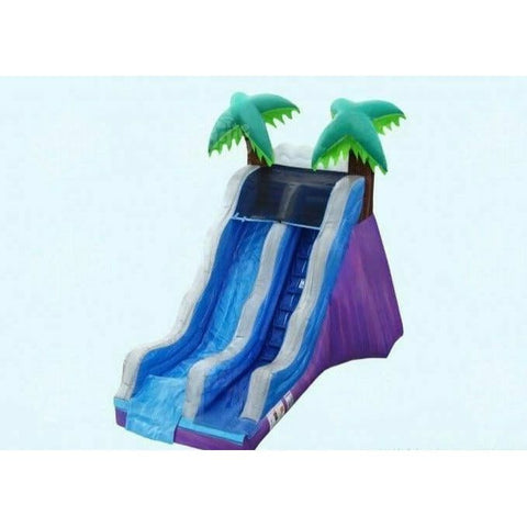 Magic Jump Water Parks & Slides 17 Tropical Paradise Slide by Magic Jump 12'H Tropical Dual Slide by Magic Jump SKU# 12697t