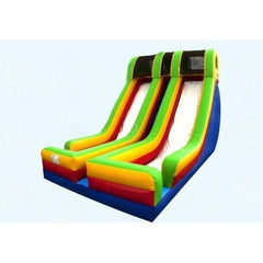 Magic Jump Water Parks & Slides 24'H Double Lane Slide by Magic Jump 781880227168 24765s 24'H Double Lane Slide by Magic Jump SKU# 24765s