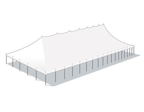 50' x 180' Premium Sectional Canopy Pole Party Tent - White