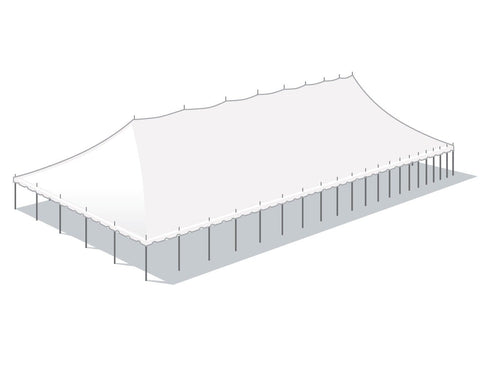 50' x 200' Premium Sectional Canopy Pole Party Tent - White