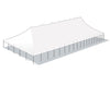 Image of 50' x 200' Premium Sectional Canopy Pole Party Tent - White