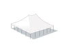 Image of 50' x 60' Premium Sectional Canopy Pole Party Tent - White