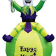7' Inflatable Mardi Gras Jester On Ball
