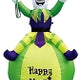 7' Inflatable Mardi Gras Jester On Ball