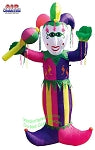 8' Air Blown Inflatable Mardi Gras Jester