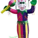 8' Air Blown Inflatable Mardi Gras Jester  by Gemmy Inflatables