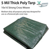 Image of 4' x 18' Poly Tarp, Firewood Cover