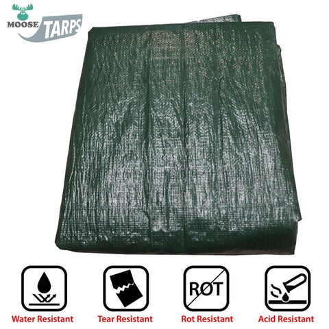 6' x 26' Water Resistant Wood Pile Poly Tarp Cover