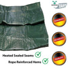 Image of 6' x 26' Water Resistant Wood Pile Poly Tarp Cover