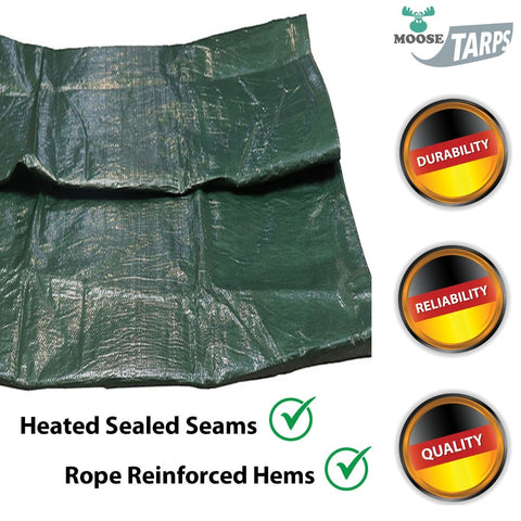4' x 18' Poly Tarp, Firewood Cover