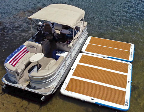 Mega Yacht Dock 10 x 10 ft Inflatable Water Island Platform